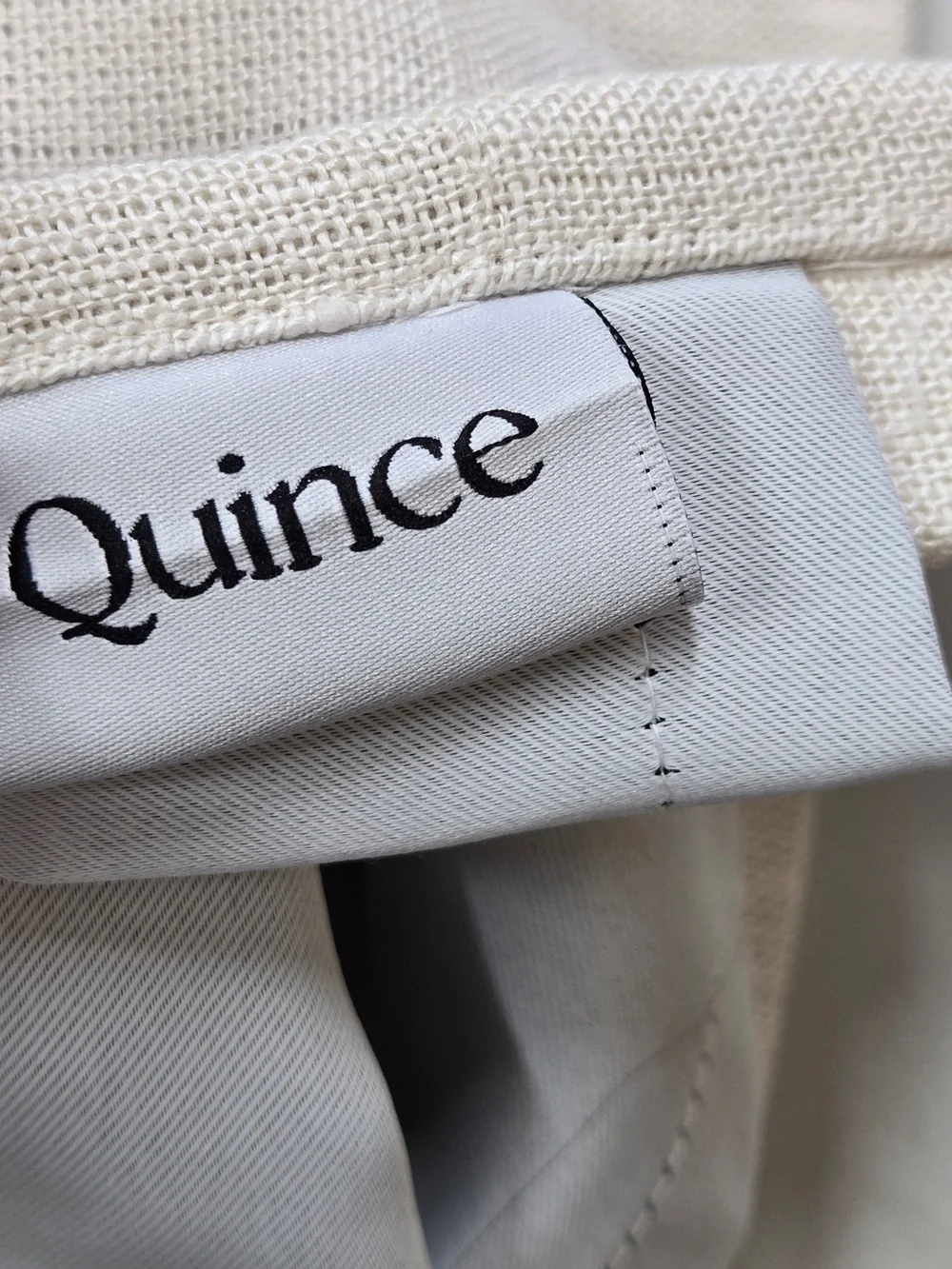 NWT QUINCE Set 2 48x108 Heavyweight European Linen Room Darkening Curtains 0132